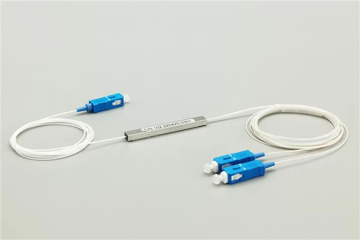 1×2 Plc Fiber Splitter Mini Tube SC UPC
