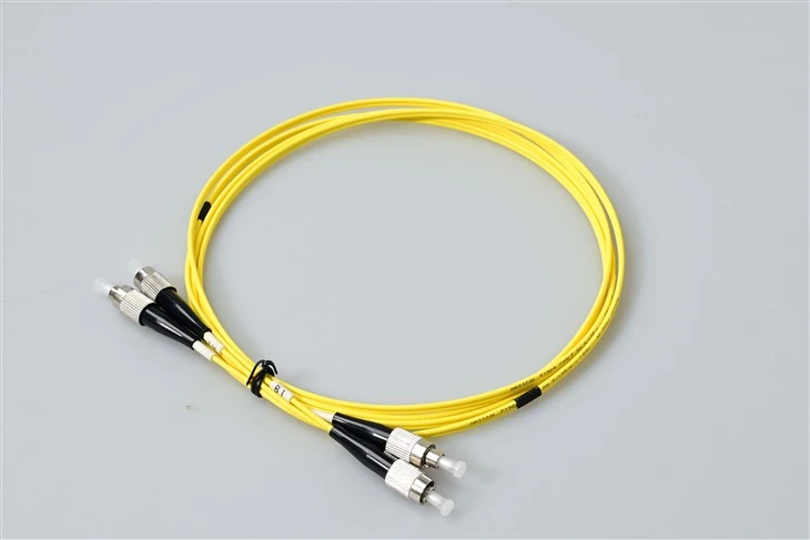 FC UPC Single Mode 9/125 Simplex Patch kábel 2,0 mm žltý PVC plášť