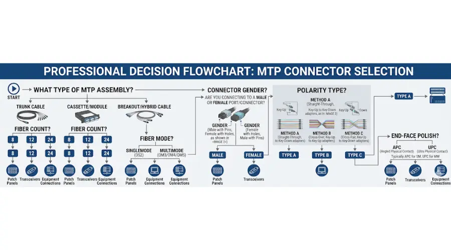 MTP connectors used in data center backbone cabling and high-speed network infrastructure MTP connectors used in data center backbone cabling and high-speed network infrastructure