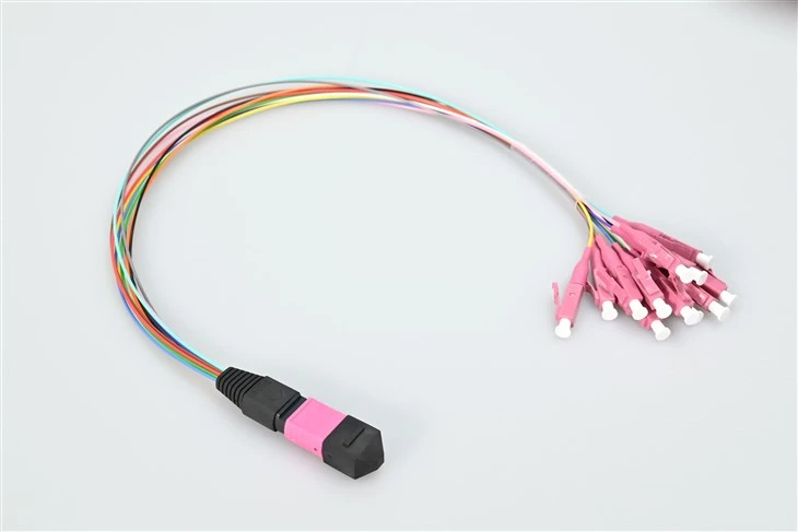 Patch káble Mpo-lc 12 Core Fiber Patch Cord OM4