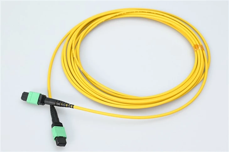 MTP MPO Fiber Patch Cord SM SX ŽLTÉ